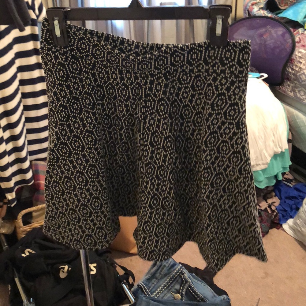 Black and white skirt